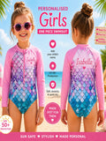 Girls One Piece Swimming Suit