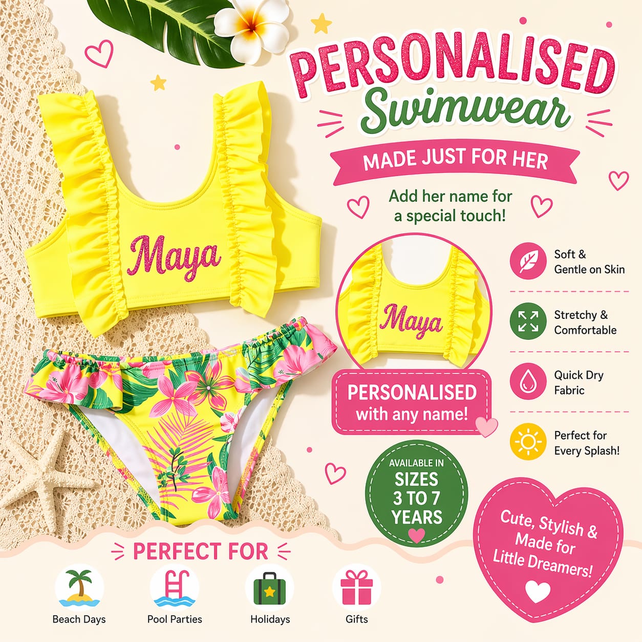 Personalised Swim Dress