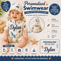 Personalised Baby Swimwear