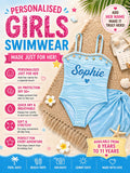Personalised Girls Swimsuit & Sarong Set