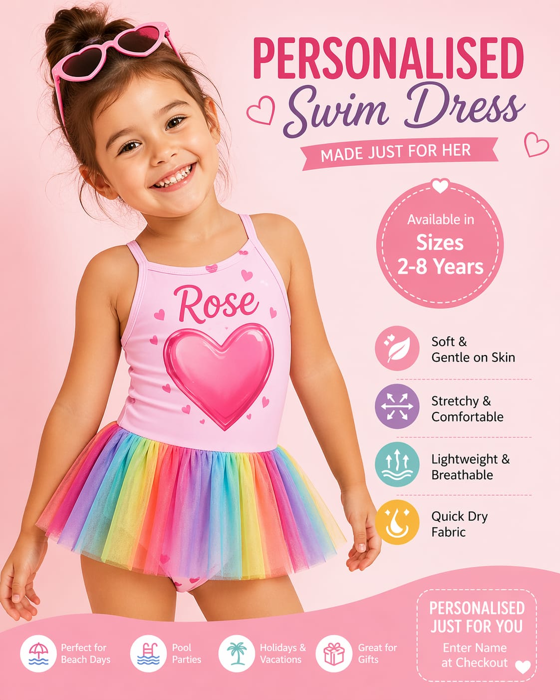 Personalised Swim Dress