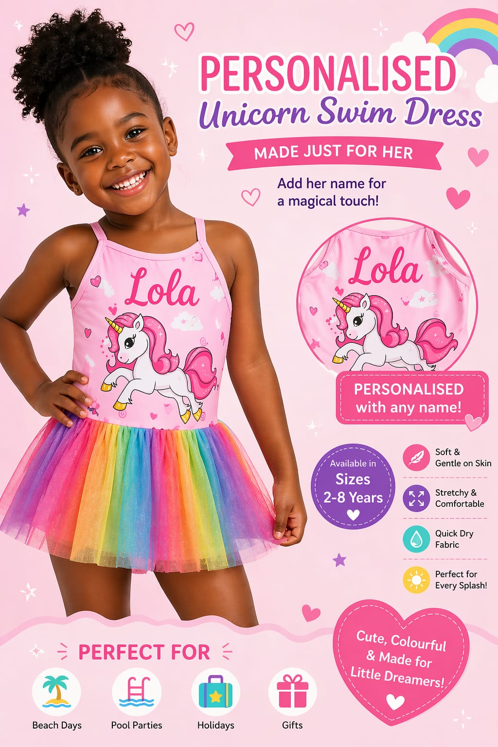 Personalised Swim Dress