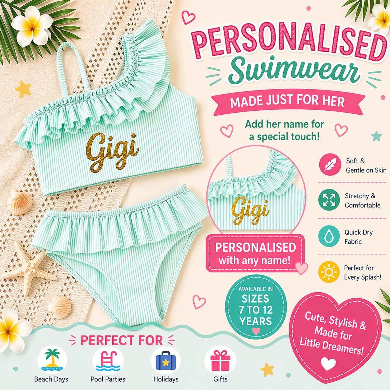 Personalised Swim Dress