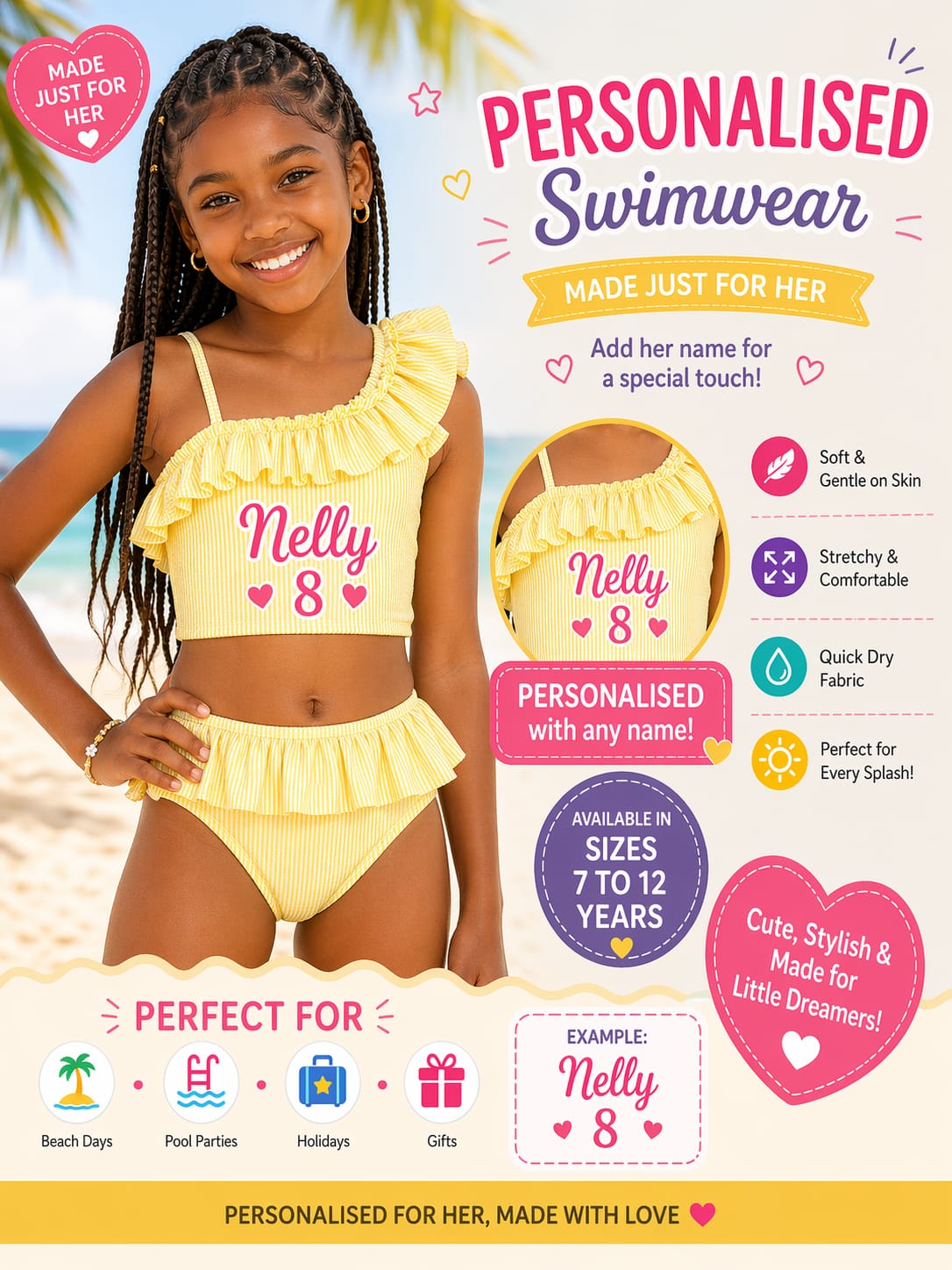 Personalised Swim Dress