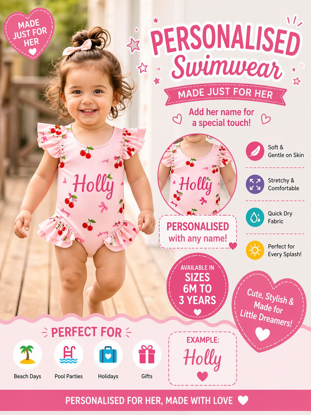 Little Girl Deserves Swimwear