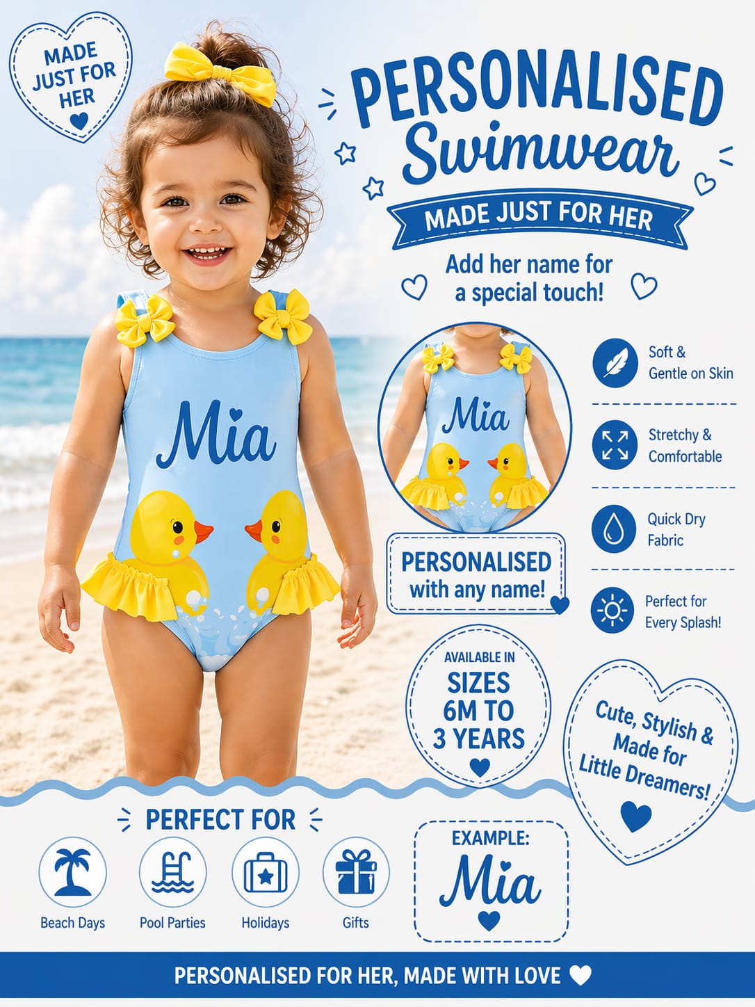 Little Girl Deserves Swimwear