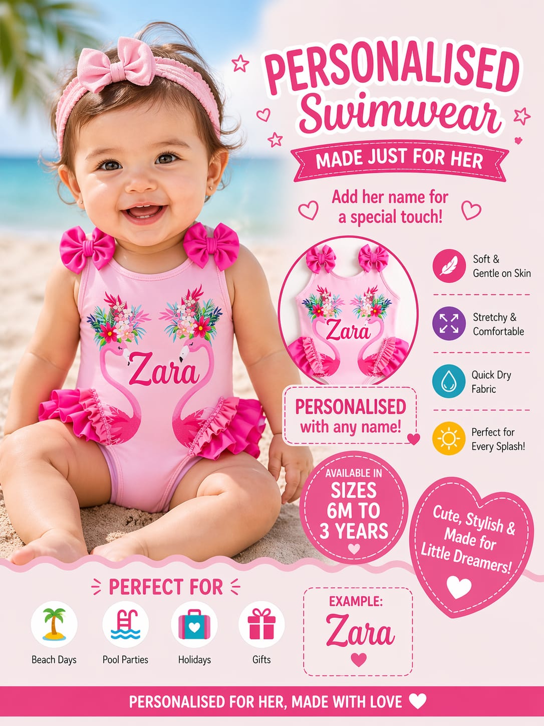 Little Girl Deserves Swimwear