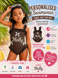 Little Girl personalised swimsuit