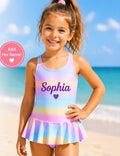 Personalised Girls’ Swimming Costume