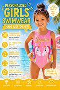 Personalised Magical Unicorn Swim Set
