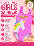 Personalised Magical Unicorn Swim Set