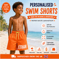 Personalised Boys’ Swim Shorts