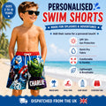 Personalised Boys’ Swim Shorts