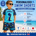 Personalised Boys’ Swim Shorts