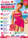 Personalised Swimwear for Older Kids
